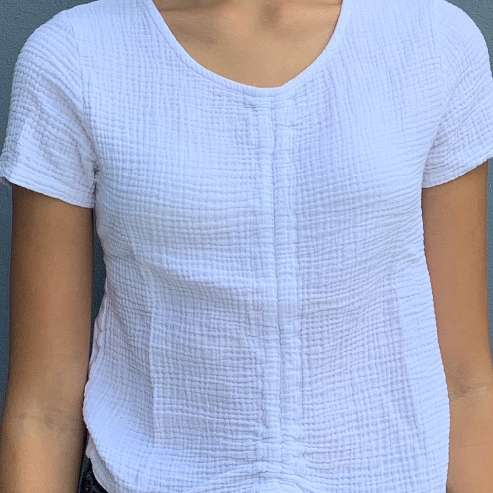 White Zara shirt